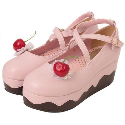 strawberry dessert shoes