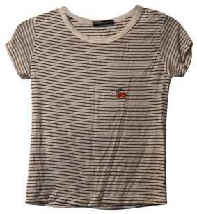 Brandy Melville Gray Tee Shirt Size OS (one size) - Tradesy