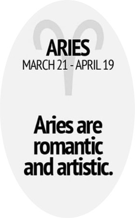 Aries zodiac sign