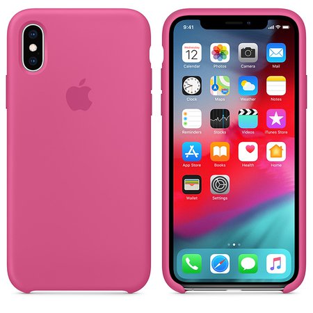 iPhone XS Silicone Case — Pink Sand - Apple (AU)