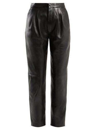 Pantalon fuselé en cuir | Saint Laurent | MATCHESFASHION.COM FR