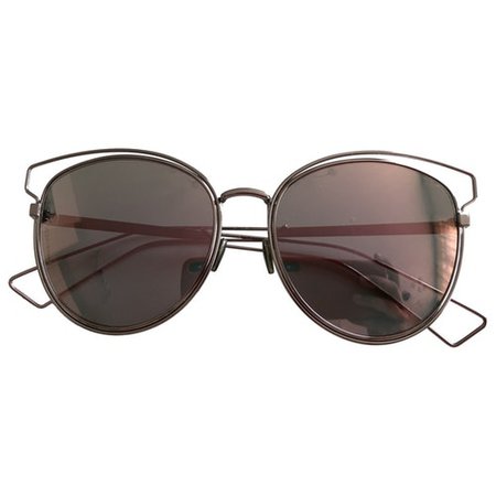 Oversized sunglasses Dior Pink in Metal - 7790934