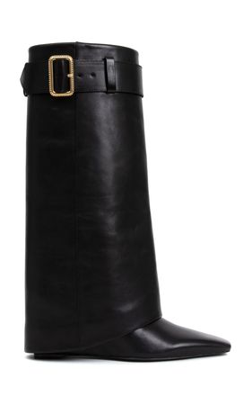 Freyja Belted Leather Boots By Simkhai | Moda Operandi