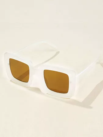 Acrylic Frame Sunglasses | SHEIN USA