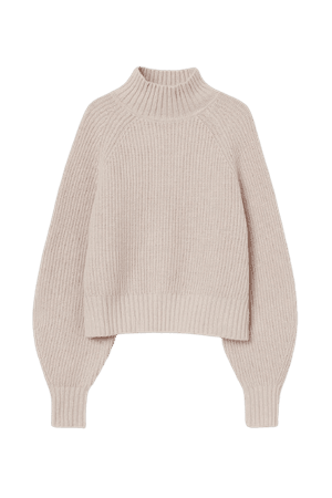 H&M Rib-knit Wool-blend Sweater