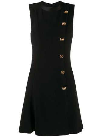 Versace | side button short dress
