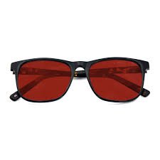 red lens sunglasses clubmaster - Google Search