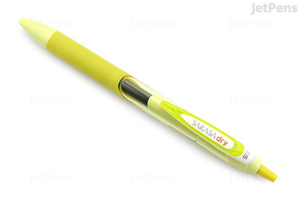 Zebra Sarasa Dry Gel Pen - 0.5 mm - Lime Green - Black Ink | JetPens