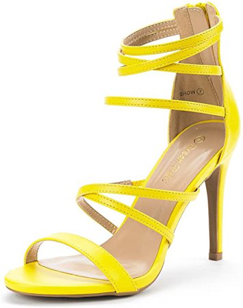 Amazon.com | DREAM PAIRS Women's Show High Heel Dress Pump Sandals | Heeled Sandals