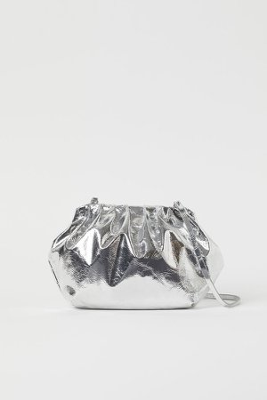Soft Shoulder Bag - Silver