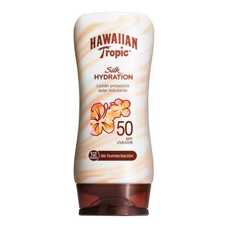 Protector solar Hawaiian Tropic Silk Hydration spray continuo FPS 50+ 180 ml | Walmart