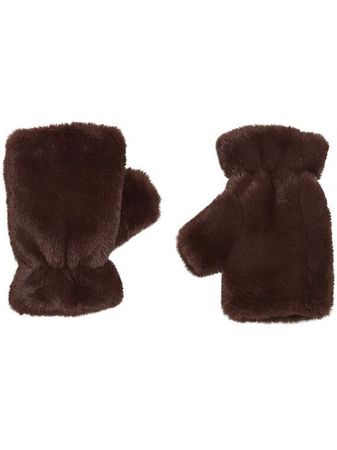 Apparis faux-fur Fingerless Gloves - Farfetch