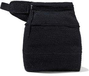 Fertility Felt-trimmed Brushed-woven Belt Bag