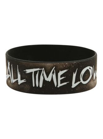 All Time Low Rubber Silicone Band Merch Bracelet