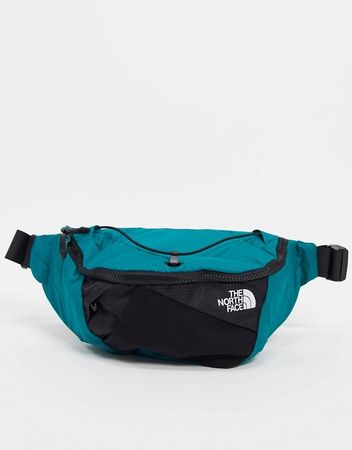 The North Face Lumbnical small fanny pack in green | ASOS