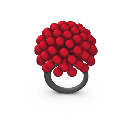GIANT RED ALLIUM RING – electrobloom