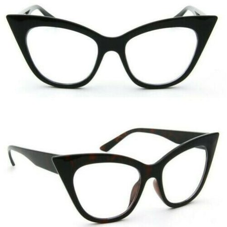 Glasses Neutrals KISS CAT EYE Mod. THICK NIKITA Spectacles Frame Woman VINTAGE | eBay