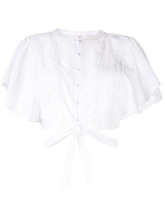 White Sir. Charlee Open-back Top | Farfetch.com