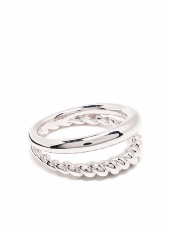 Missoma Sterling Silver Radial Ring - Farfetch