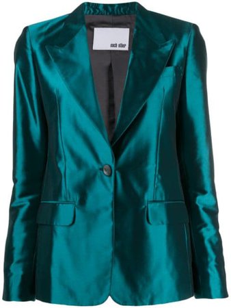 Green Each X Other Tailored Satin Jacket | Farfetch.com