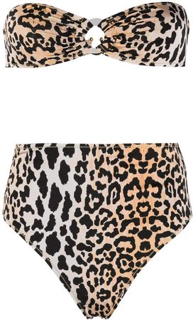 Hutton leopard print bikini
