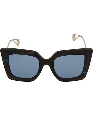Amazon.com: Gucci Women's Evolution Oversized Square Sunglasses, Blue Dark Havana/Blue, One Size : Clothing, Shoes & Jewelry