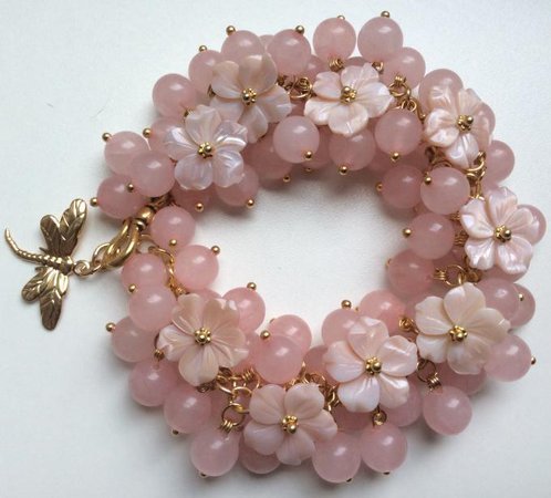 Gorgeous Pink Beaded Bracelet – Henry Craft Jewels