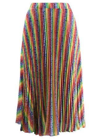 rainbow skirt