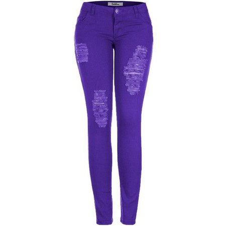 purple ripped jeans - Google Search
