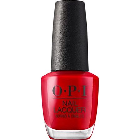 Amazon.com: OPI Nail Lacquer, Opaque & Vibrant Crème Finish Red Nail Polish, Up to 7 Days of Wear, Chip Resistant & Fast Drying, Big Apple Red, 0.5 fl oz : Beauty & Personal Care