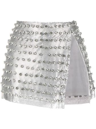 Retrofete Deandra crystal-embellished Mini Skirt - Farfetch