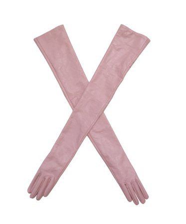 Pink Leather Gloves · CREEPYYEHA · Online Store Powered by Storenvy