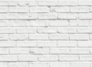 Home Decor Line White Bricks Kitchen Wall Mural | Decorist