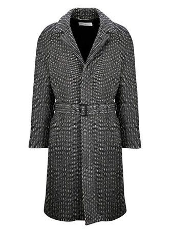 Saint Laurent Fashion Mens 574778Y073V1095 Black Coat | Autumn-Winter 19: Amazon.co.uk: Clothing