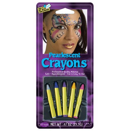 Halloween Pearlescent Makeup Crayons by Fun World - Walmart.com