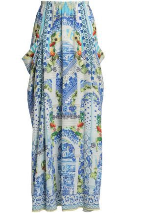 A Night To Remember crystal-embellished printed silk maxi skirt | CAMILLA | Sale up to 70% off | THE OUTNET