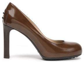 Glossed-leather Pumps