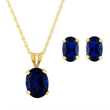 Sapphire jewelry set