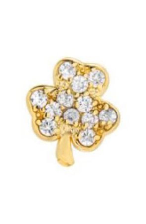 Mini Mini Jewels Diamond Icon Shamrock Earring | Nordstrom