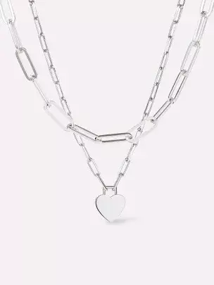 Ana Luisa silver layered necklace - Google Search