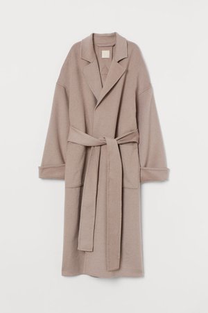 Wool-blend Coat - Light taupe - Ladies | H&M US