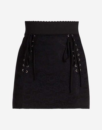 Short Skirt With Corset Details - Women | Dolce&Gabbana