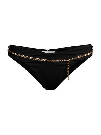 WeWoreWhat Delilah Chain-Belted Bikini Bottom | SaksFifthAvenue