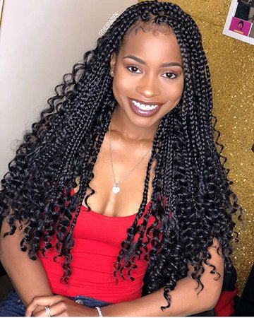 Amazon.com : 7 Packs 22 Inch Passion Twist Hair Water Wave Crochet Braids Hair for Passion Twist Synthetic Crochet Hair Passion Twist Synthetic Braiding Hair Hair Extensions (22'' 7Packs, 1B) : Beauty