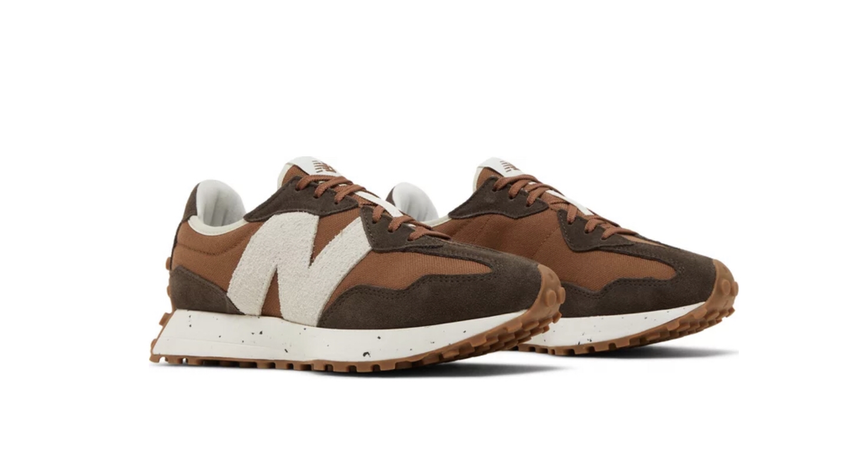new balance brown sneakers / New Balance 327 Rich Earth