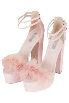 Pink Floofy Heels