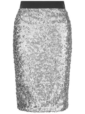 Fenn Wright Manson Caroline Skirt, Silver/Grey at John Lewis & Partners