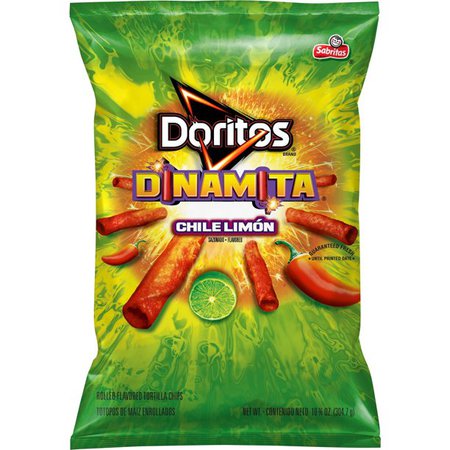 Doritos Dinamita Tortilla Chips Chile Limon 10.75 Ounce - Walmart.com
