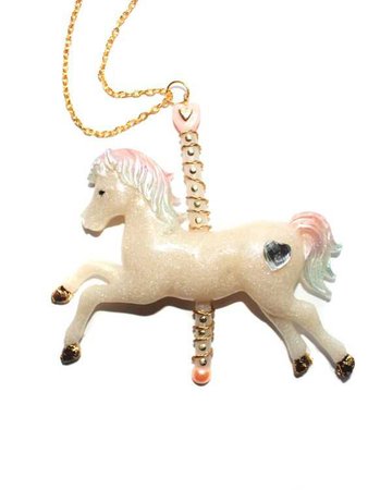 Pastel Magical Pony Necklace Pendant