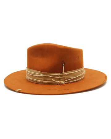 Nick Fouquet Mexican Tattoo Beaver Felt Fedora on Sale - Stylaly